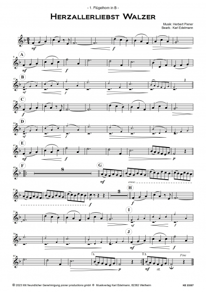 Nur für Dich allein - Walzer